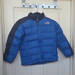 The North Face Kids Two-Tone Blue Puffer Jacket